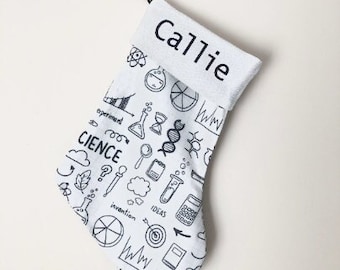 Science Christmas Stocking, Science Teacher Gift