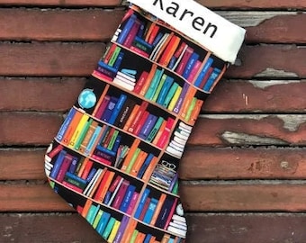 Custom Christmas Stocking, Book Gifts for Women