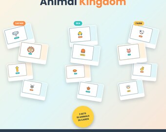Animal Kingdom Gift Bundled Flash cards