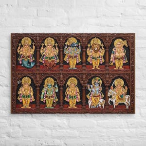 ヒンドゥー教の神の絵画 - Etsy 日本