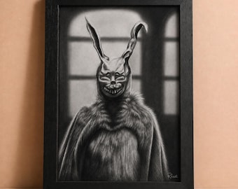 Donnie Darko, Thriller/Horror Movie, Drawing Print (A4)