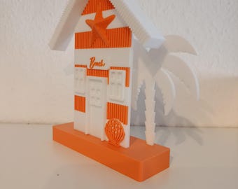 Beach House Decor "Beach" | Nautical 3D Printed Decoration | Beach House | Coastal Decor | Summer Decor | Gift for Sea Lovers
