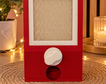 Kapselautomat mit 24 Kugeln – personalisierbar mit Foto | Adventskalender & Geschenkidee