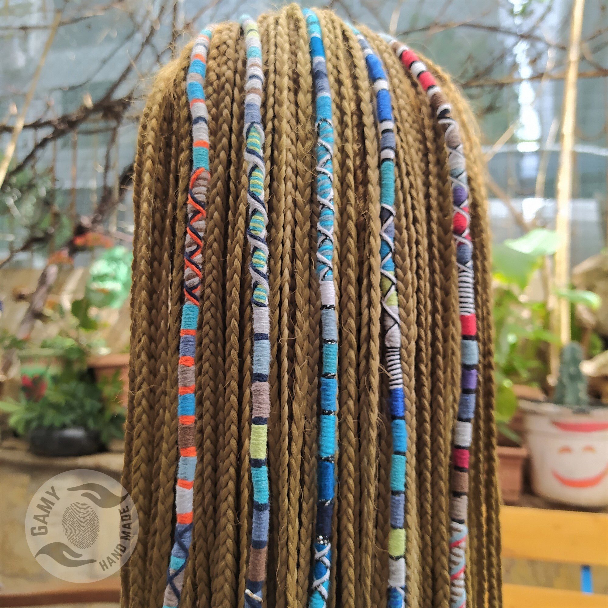 Handmade Boho removable Hair Wraps This hair wrap is a Etsy