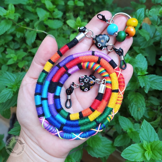 Glasses rope chain best sale