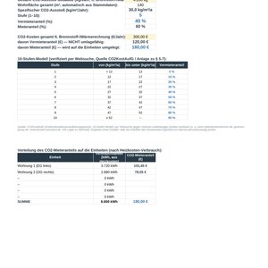 Beräkning av elräkningar i Excel | Driftskostnader + CO2-kostnadsfördelning och tidsfristkontroll | För privata hyresvärdar | Direkt nedladdning bild 4