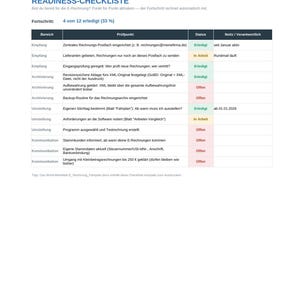 E-Invoice Preparation Kit | Roadmap 2026–2028 & Incoming Invoice Log | For Small Businesses | Instant Download image 5