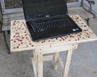 Blood-Splattered Laptop Table