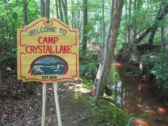 Camp Crystal Lake / Camp Blood Sign - Etsy Canada