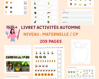 Livret d'activités sur le thème de l'automne / Maternelle-CP