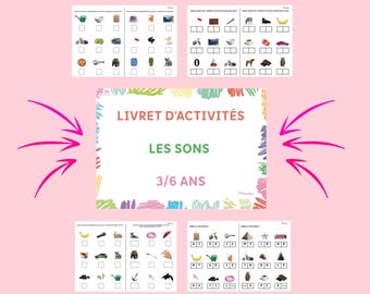 Livret d'activités / Les sons / Ebook / 3-6 ans / Maternelle