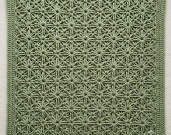 Modèle de couverture 3D au crochet (PDF), modèle de couverture texturée au crochet, modèle de couverture pour bébé, téléchargement numérique.