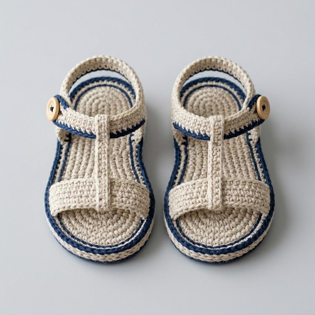 40 Baby Sandal Crochet Patterns for Sweet Summer Shoes, Gifts, and Keepsake Photos 22 Heirloom Baby Sandals