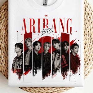 BTS ARMY Collage PNG, Kpop Fan T-Shirt Design Png, Bangtan Group Portrait, Korean Pop Png, Graphic Tee Sublimation File, Digital Downloads