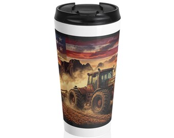 American Farm Tractor Travel Mug and accessories