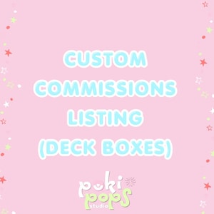 Custom Hand-Painted Deck Box Commissions