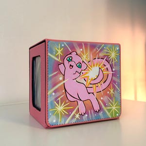 Pokémon Mew Hand Painted Deck Box