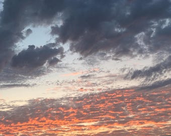 Cieli della Sardegna, Fotografia Atmosferica, Arte Digitale da Parete, Download Immediato