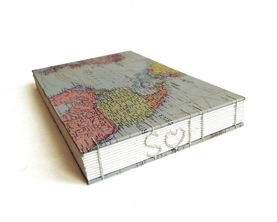 Destination Wedding Guestbook, Custom Guest Book, Travel Sketchbook, Travel Journal, Personalized guest book, 6.5 x 9.5 handbound book
