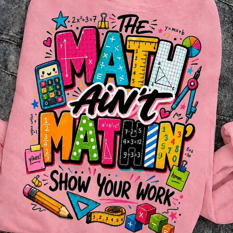 The Math is Matching Png - Etsy