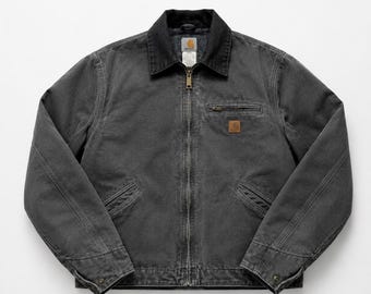 Vintage Carhartt Detroit J97 Mos Green Jacket - Etsy