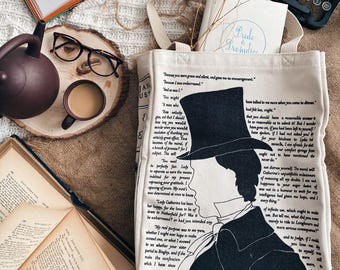 Stolthet och fördom Bokväska – Jane Austen Litterär Väska