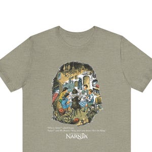 Maglietta Beavers Narnia, maglietta grafica, maglietta unisex, regalo per amanti degli animali, abbigliamento a tema fantasy