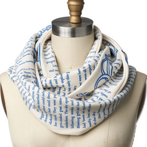 Strange the Dreamer Book Scarf - Infinity Scarf, Literary Scarf, Laini Taylor, Book Lover, YA, Young Adult