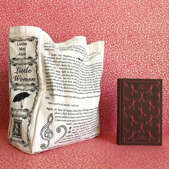 Little Women Book Tote Book Tote Bag, Unique Tote Bag, Teacher Tote Bag, Literary Tote Bag, Literature Bag, Literature Lover, Canvas Bag Little Women Book Tote Book Tote Bag, Unique Tote Bag, Teacher Tote Bag, Literary Tote Bag, Literature Bag, Literature Lover, Canvas Bag
