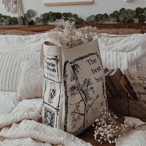 Winnie-the-Pooh Book Tote - Book Lover Gift, A. A. Milne, Literary, Bag, Literature, Teacher Gift