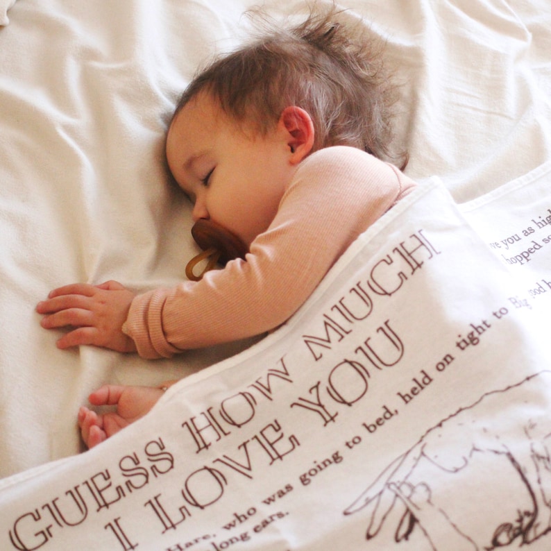 Guess How Much I Love You Storybook Baby Blanket Baby Shower Etsy UK
