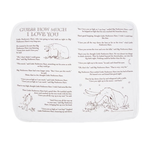 Guess How Much I Love You Storybook Kids Tote Gift for Kids Etsy