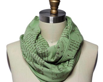 The Secret Garden Book Scarf Sciarpa infinita, Sciarpa