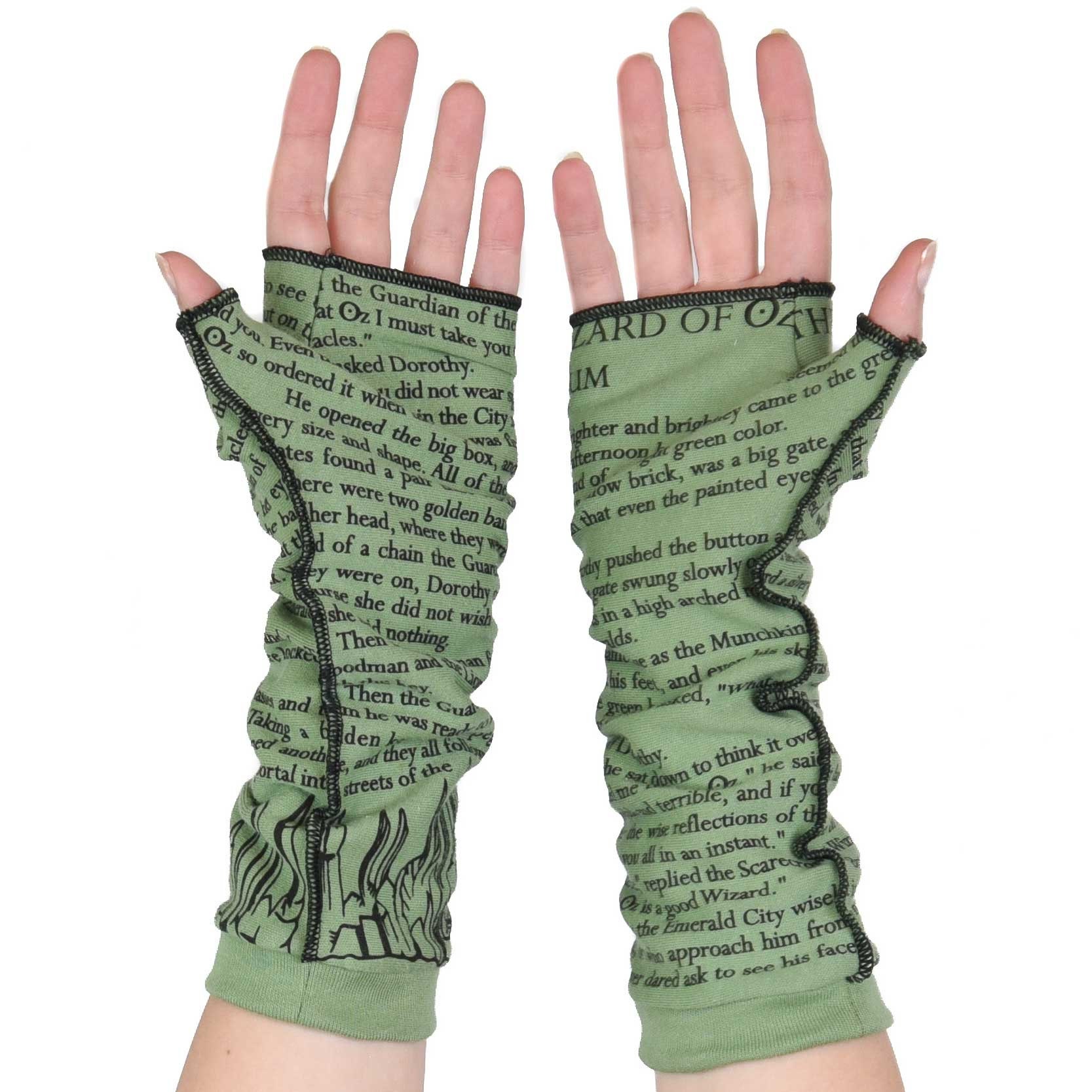 Hamlet Writing Gloves Fingerless Gloves, Arm Warmers, Shakespeare