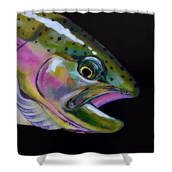 Fish Shower Curtain - Etsy