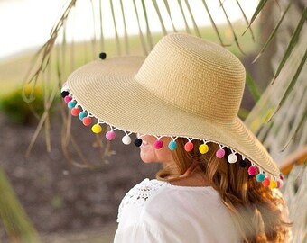 Monogram Floppy Hat - Etsy