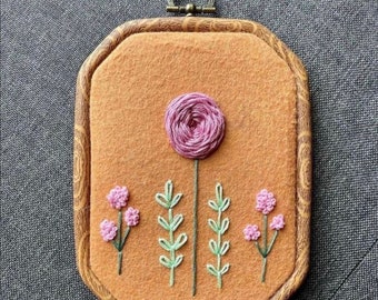 Wildflowers Embroidery Hoop