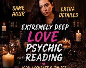 Same Hour Love Psychic Reading, Honest Love Insight, Relationship Clarity, Soulmate & Twin flame