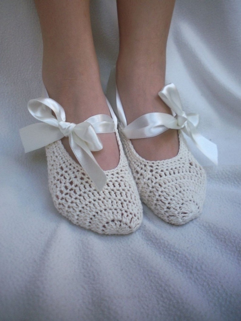 Bridal wedding dance shoes slippers Cream Bridal Party Etsy