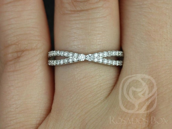 Skinny Lima 14kt Criss Cross Diamond Wedding Ring,Diamond Infinity Band ,Crossover Band,Unique Diamond Ring,Anniversary Gift,Gift For Her