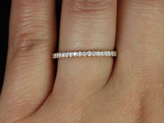 14kt Matching Band to Cara ALMOST Eternity Ring,Diamond Eternity,Dainty Diamond Ring,Wedding Ring,Stacking Ring,Petite Ring,Anniversary Band