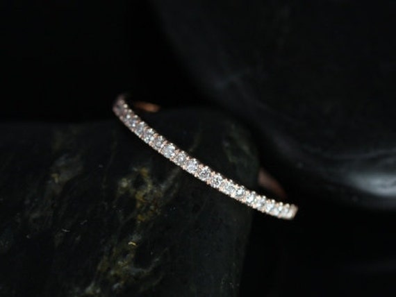 14kt Matching Band to Tabitha 7x5, 8x5, 9x6/Lisette/Carrie/Sasha/Kubian 8,9mm HALFWAY Eternity Ring,Diamond Eternity Ring,Pave Diamond Ring