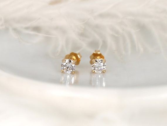 1ct Ready to Ship Donna 14kt Gold Diamond Earrings,Diamond Studs,Stud Earrings,Gift for Her,Anniversary Gift,Push Present,Birthday Gift