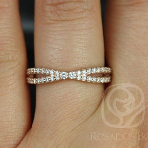 Skinny Lima 14kt Pave Diamond Band Ring,Dainty Infinity Ring,Diamond Criss Cross Ring,Crossover Band,Unique Wedding Ring,Stacking Ring image 1