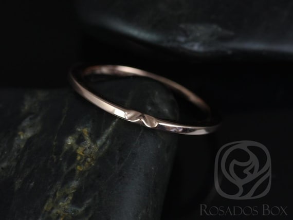 14kt Matching Band to Ann 10x7mm PLAIN Gold Ring,Notched Wedding Ring,Matching Wedding Band