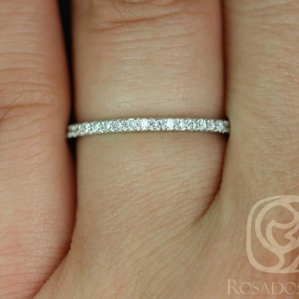 14kt Gold Matching Band to Sofia 8mm Diamonds ALMOST Eternity Ring,Pave Diamond Ring,Minimalist Diamond Band,Wedding Ring,Anniversary Gift