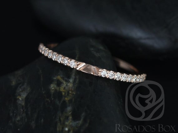 14kt Matching Band to Shannon Diamonds HALFWAY Eternity Ring,Nesting Ring,Curved Ring,Contoured Band,Shadow Band,Matching Diamond Ring