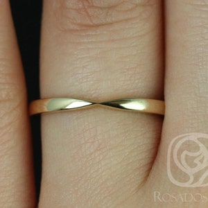 PLAIN Marla 14kt Cinched Gold Ring,Pinched Gold Band,Reverse Taper Ring,Curved Gold Ring,Wedding Band,Unique Ring,Stacking Ring,Gift For Her