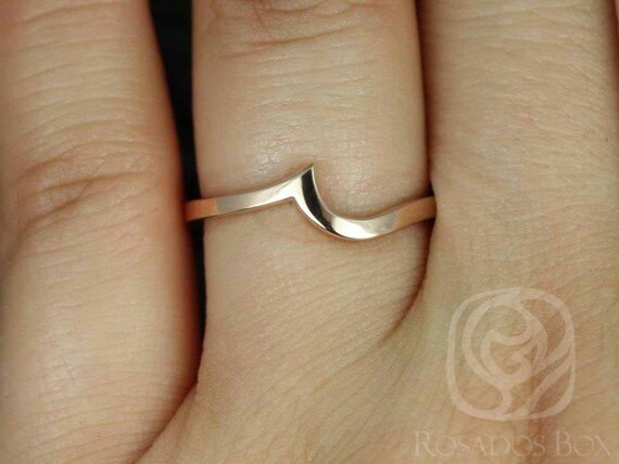 14kt Matching Band to Odala 5.5mm Curved PLAIN Ring,Contoured Ring,Shadow Band,Matching Wedding Ring,Custom Fit Ring