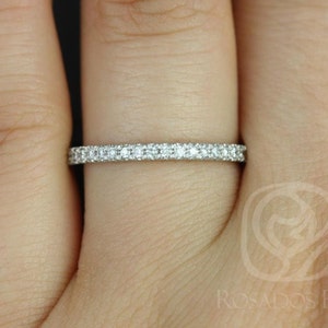 14kt Matching Band to Pernella/Chantelle/Mariah Pave Diamond ALMOST Eternity Ring,Diamond Band,Diamond Ring,Wedding Ring,Anniversary Ring